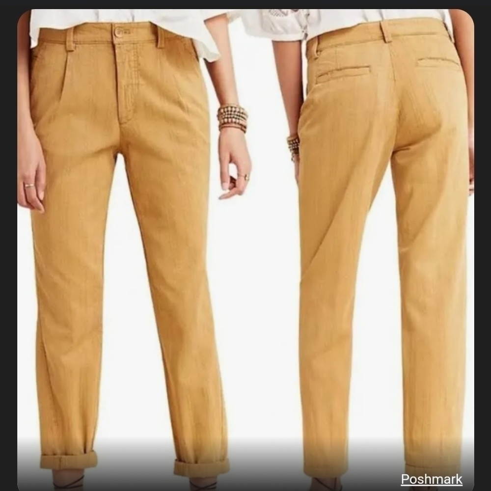 Anthropologie tan pants